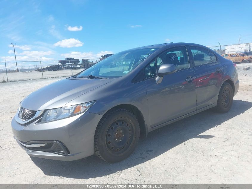 2013 Honda Civic Lx VIN: 2HGFB2F5XDH103769 Lot: 12003090