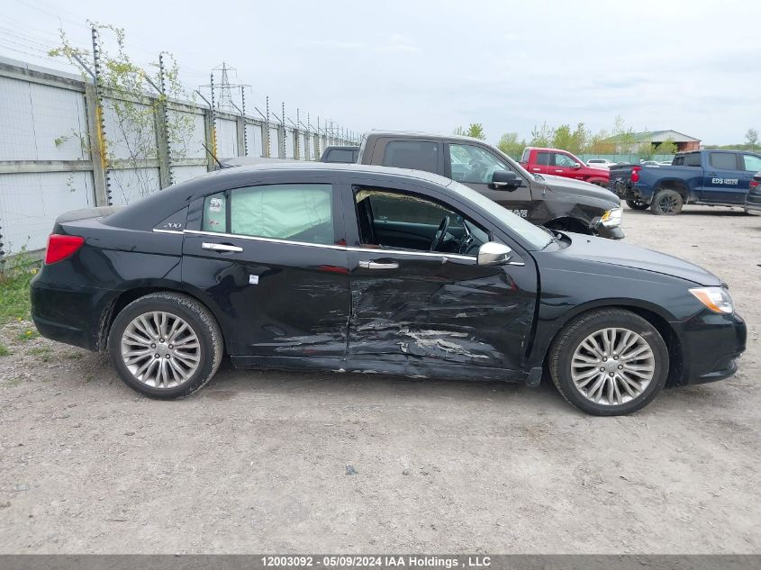 2013 Chrysler 200 VIN: 1C3CCBCG4DN757649 Lot: 12003092