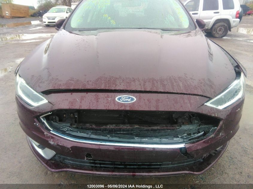 2017 Ford Fusion Se VIN: 3FA6P0T93HR352183 Lot: 12003096