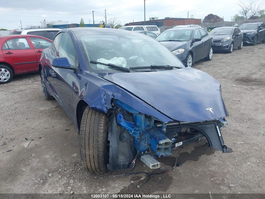 2023 Tesla Model 3 VIN: 5YJ3E1EA1PF477408 Lot: 12003107