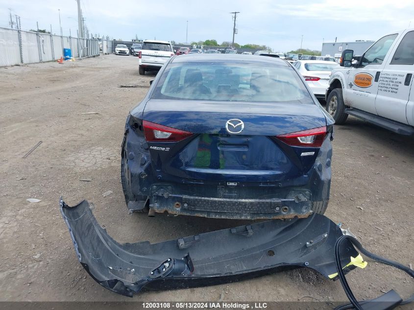 2016 Mazda Mazda3 VIN: 3MZBM1V70GM282086 Lot: 12003108