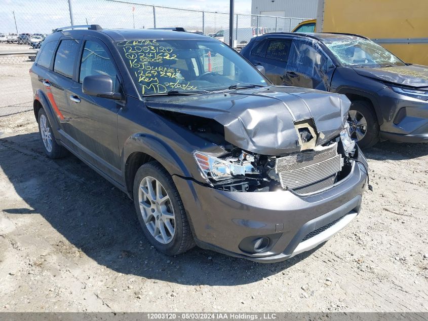 2016 Dodge Journey R/T VIN: 3C4PDDFG4GT241622 Lot: 12003120