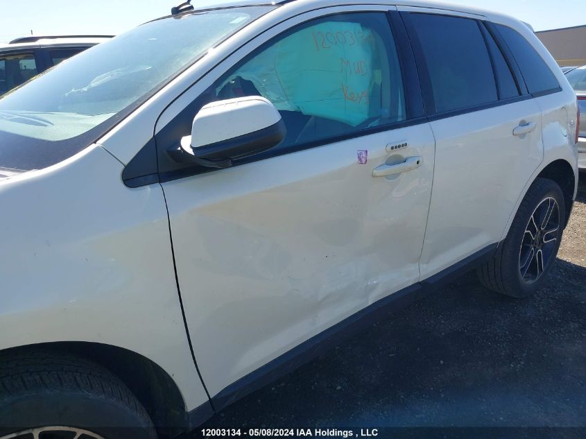 2013 Ford Edge Sel VIN: 2FMDK3JC6DBC67567 Lot: 12003134