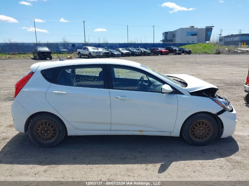 2013 Hyundai Accent VIN: KMHCT5AE0DU110455 Lot: 12003137