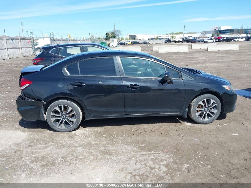 2015 Honda Civic Sedan VIN: 2HGFB2E55FH009674 Lot: 12003138