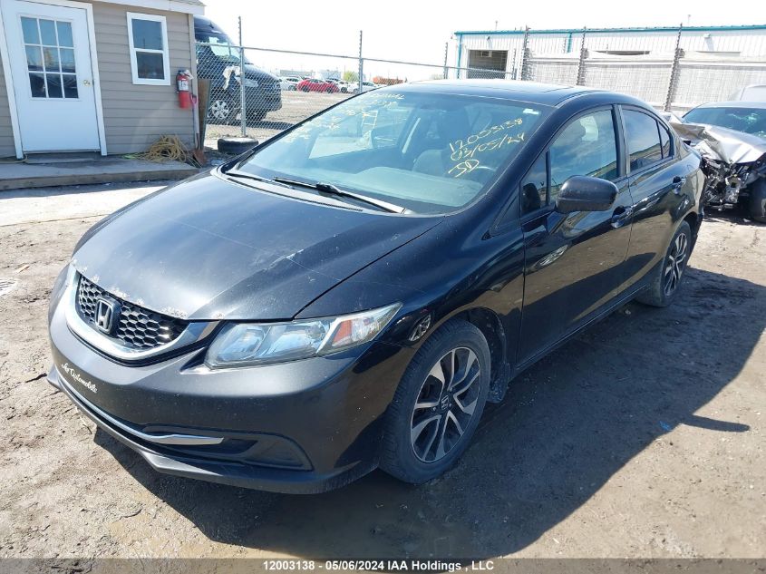 2015 Honda Civic Sedan VIN: 2HGFB2E55FH009674 Lot: 12003138