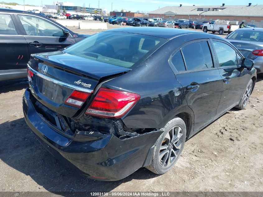 2015 Honda Civic Sedan VIN: 2HGFB2E55FH009674 Lot: 12003138