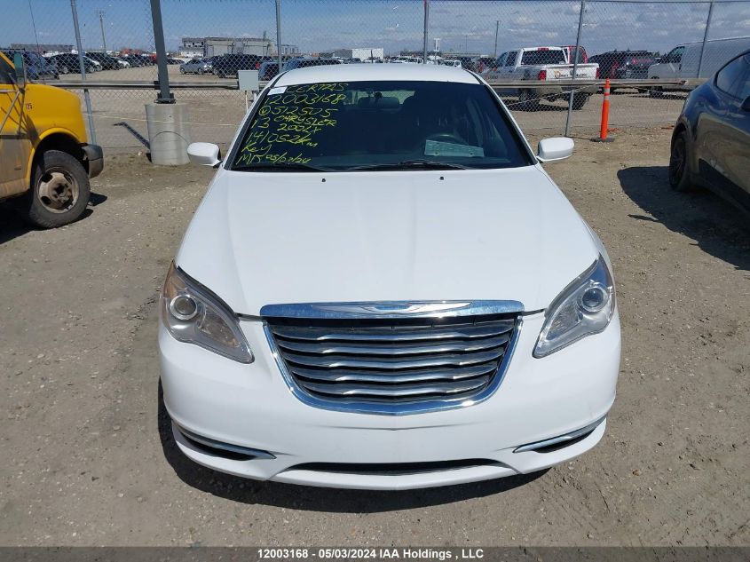2013 Chrysler 200 Lx VIN: 1C3CCBAB6DN512505 Lot: 12003168