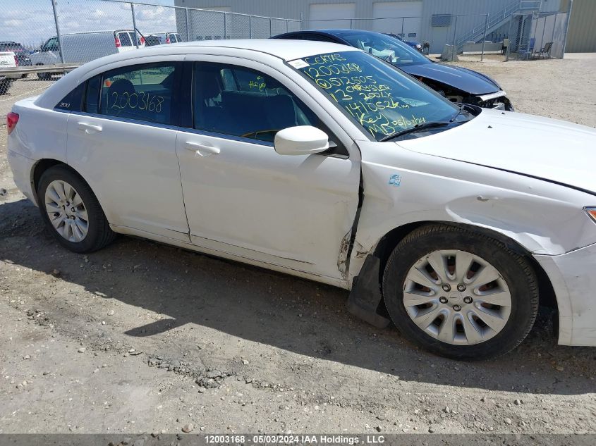 2013 Chrysler 200 Lx VIN: 1C3CCBAB6DN512505 Lot: 12003168