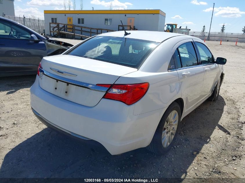 2013 Chrysler 200 Lx VIN: 1C3CCBAB6DN512505 Lot: 12003168