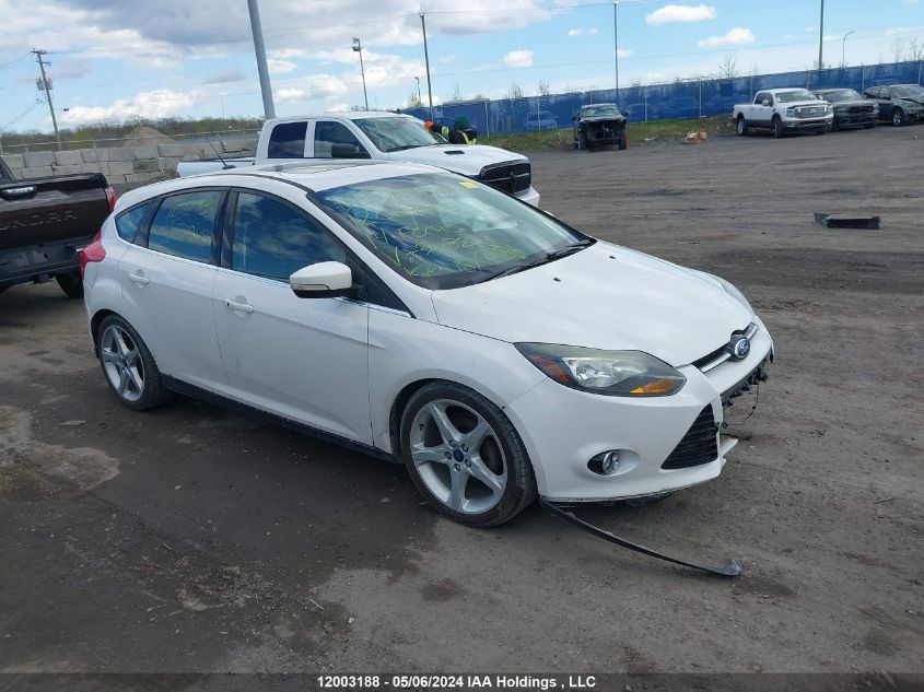 2014 Ford Focus Titanium VIN: 1FADP3N23EL358228 Lot: 12003188