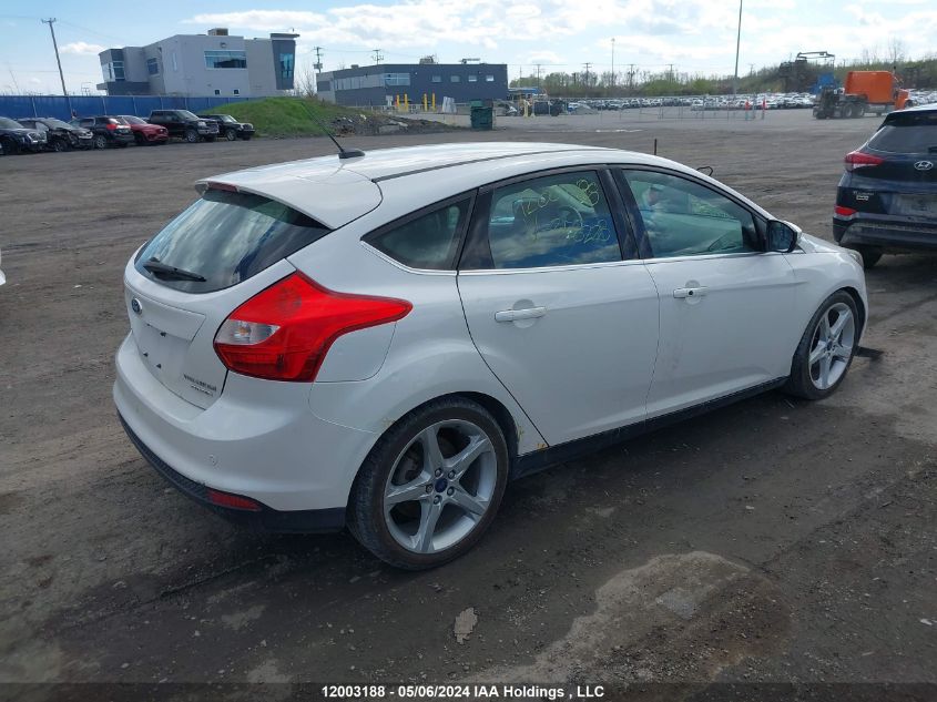 2014 Ford Focus Titanium VIN: 1FADP3N23EL358228 Lot: 12003188