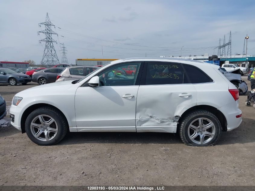 2010 Audi Q5 VIN: WA1LKCFP6AA085235 Lot: 12003193