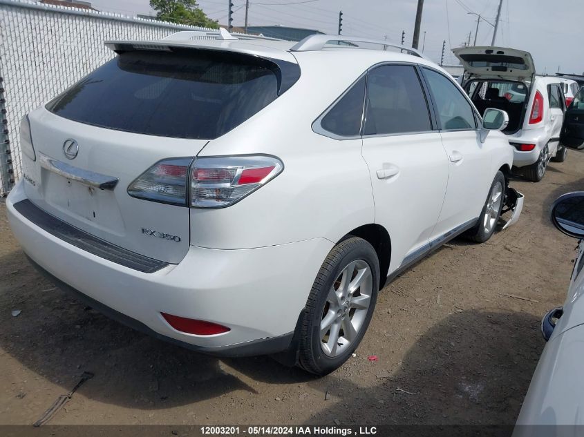 2010 Lexus Rx 350 VIN: JTJBK1BA3A2415136 Lot: 12003201