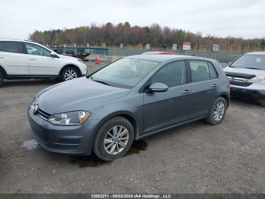 2015 Volkswagen Golf VIN: 3VW217AU4FM042271 Lot: 12003211