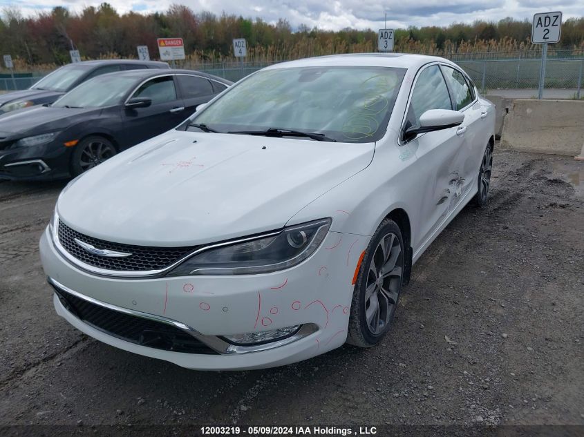 2015 Chrysler 200 VIN: 1C3CCCCGXFN650842 Lot: 12003219