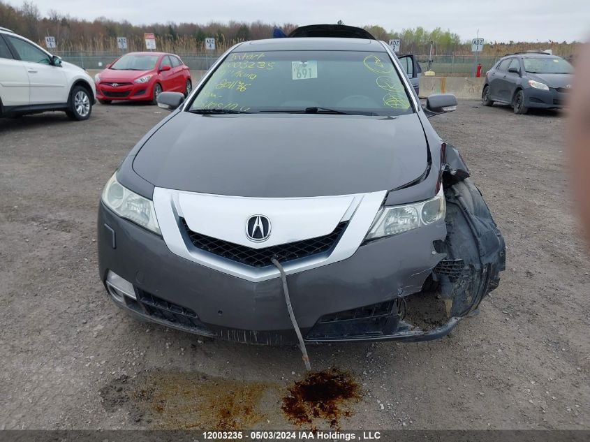 2009 Acura Tl VIN: 19UUA965X9A801176 Lot: 12003235