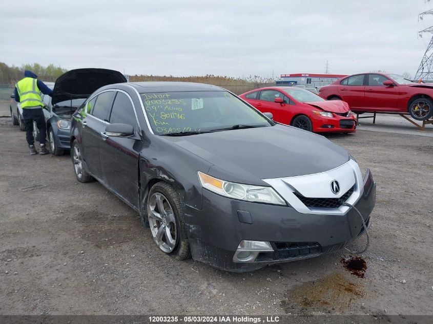 2009 Acura Tl VIN: 19UUA965X9A801176 Lot: 12003235