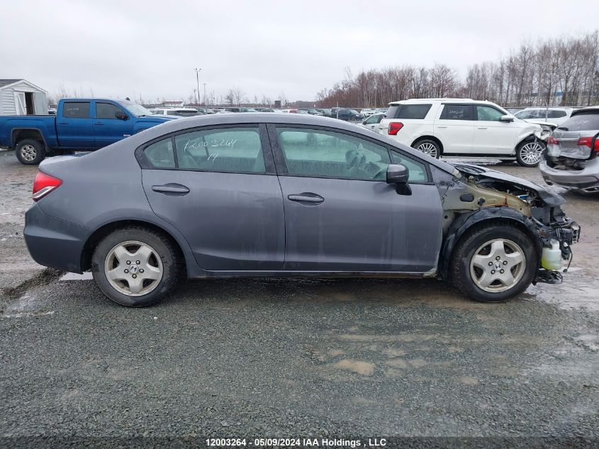 2014 Honda Civic Lx VIN: 2HGFB2E42EH012506 Lot: 12003264