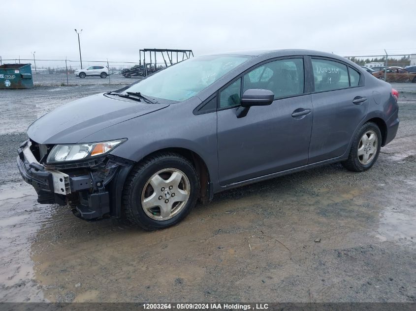 2014 Honda Civic Lx VIN: 2HGFB2E42EH012506 Lot: 12003264