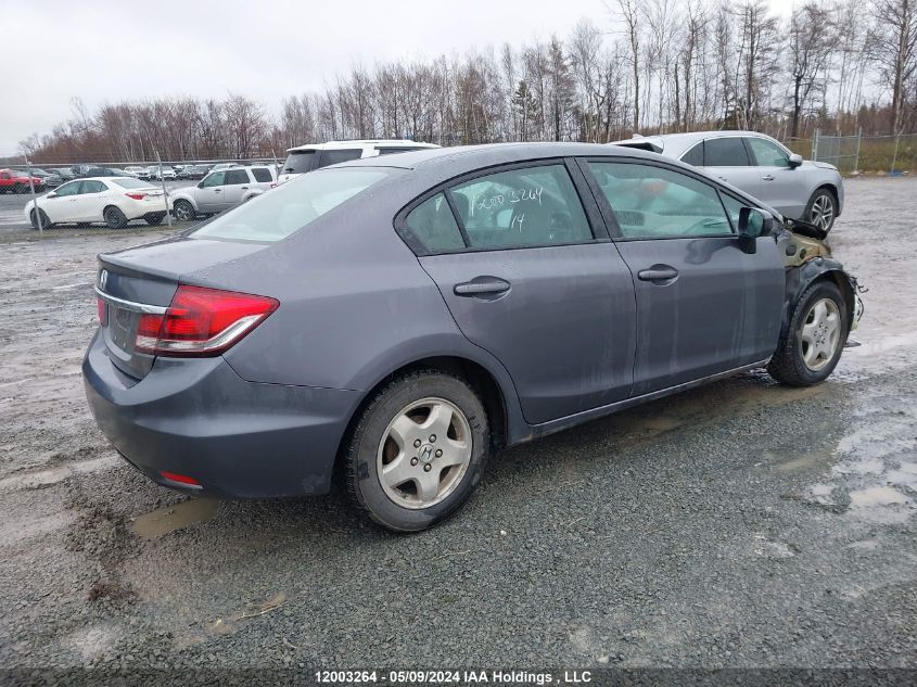 2014 Honda Civic Lx VIN: 2HGFB2E42EH012506 Lot: 12003264