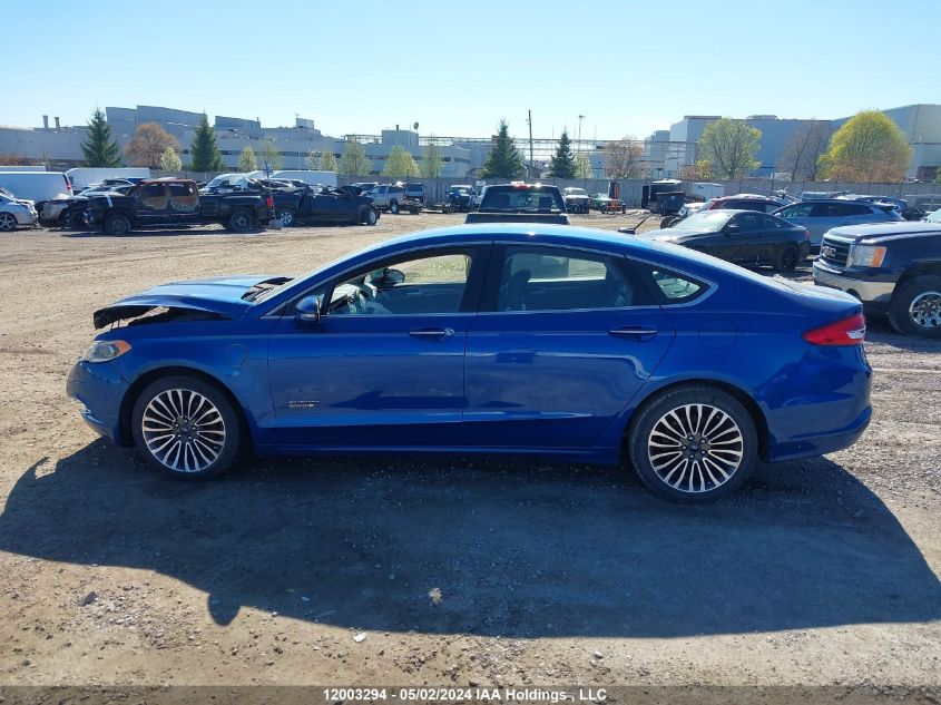 2017 Ford Fusion Energi Se Luxury VIN: 3FA6P0PU9HR127880 Lot: 12003294