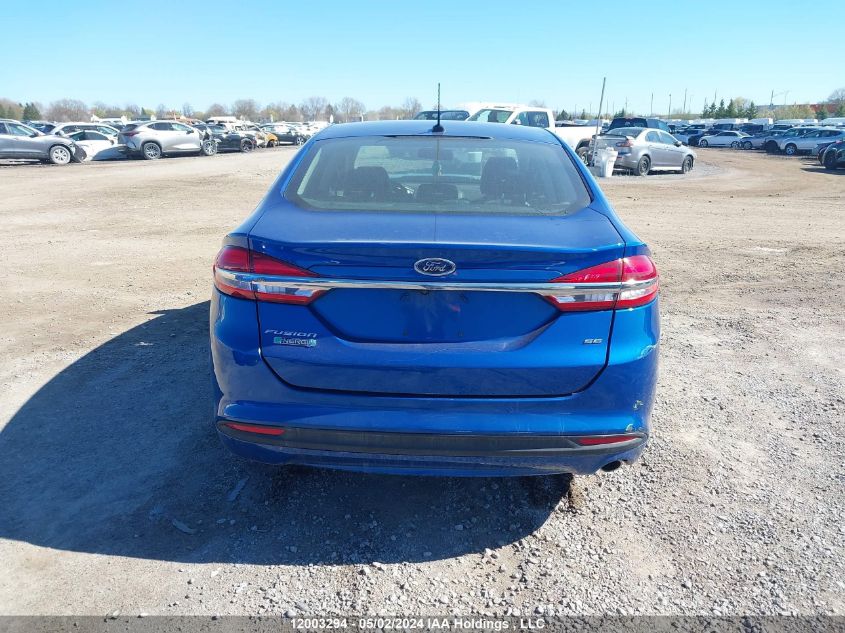 2017 Ford Fusion Energi Se Luxury VIN: 3FA6P0PU9HR127880 Lot: 12003294