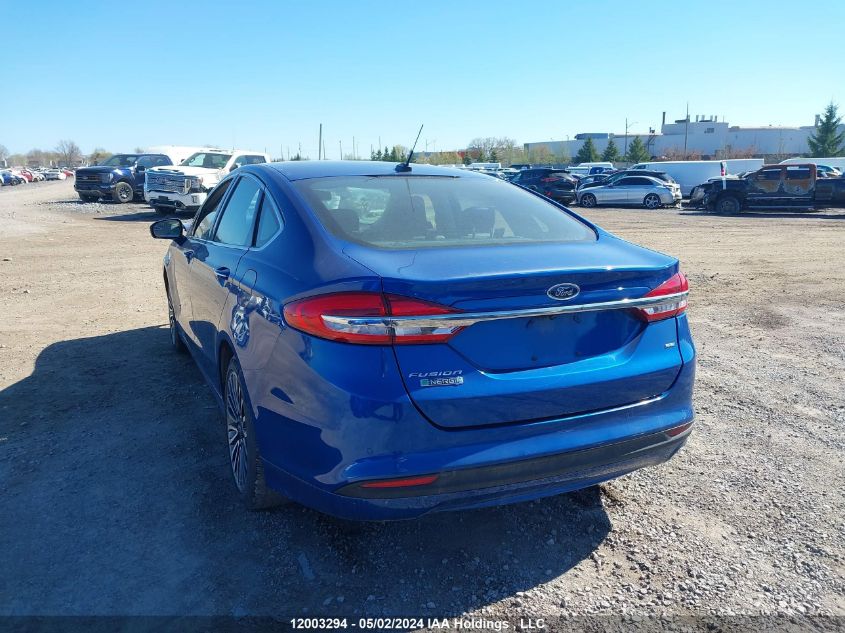 2017 Ford Fusion Energi Se Luxury VIN: 3FA6P0PU9HR127880 Lot: 12003294