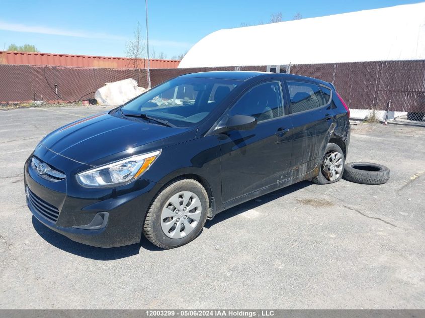 2016 Hyundai Accent Gl VIN: KMHCT5AE1GU269733 Lot: 12003299