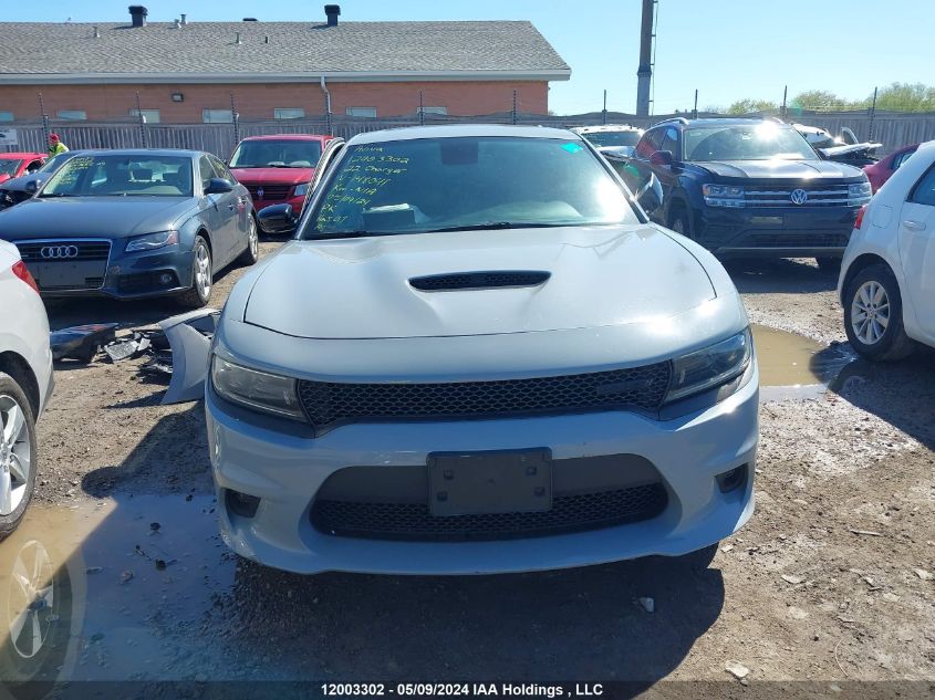 2022 Dodge Charger Gt Awd VIN: 2C3CDXMG5NH148041 Lot: 12003302