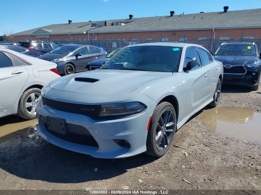 2022 Dodge Charger Gt Awd VIN: 2C3CDXMG5NH148041 Lot: 12003302