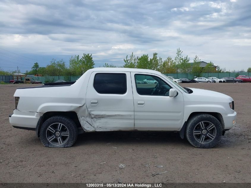 2013 Honda Ridgeline VIN: 5FPYK1F76DB501626 Lot: 12003315