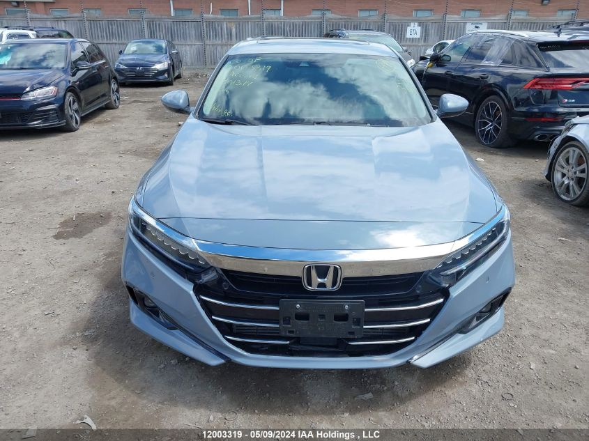 2021 Honda Accord Sedan VIN: 1HGCV1F97MA801374 Lot: 12003319