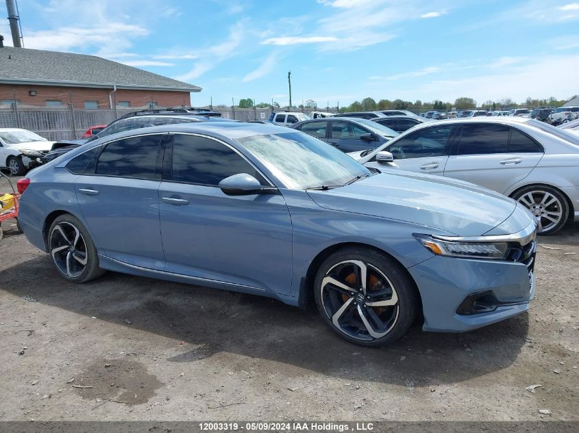 2021 Honda Accord Sedan VIN: 1HGCV1F97MA801374 Lot: 12003319