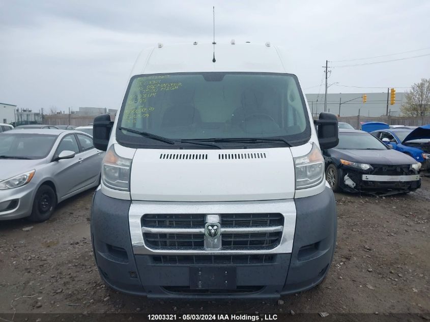 2018 Ram Promaster 2500 2500 High VIN: 3C6TRVCG2JE123114 Lot: 12003321