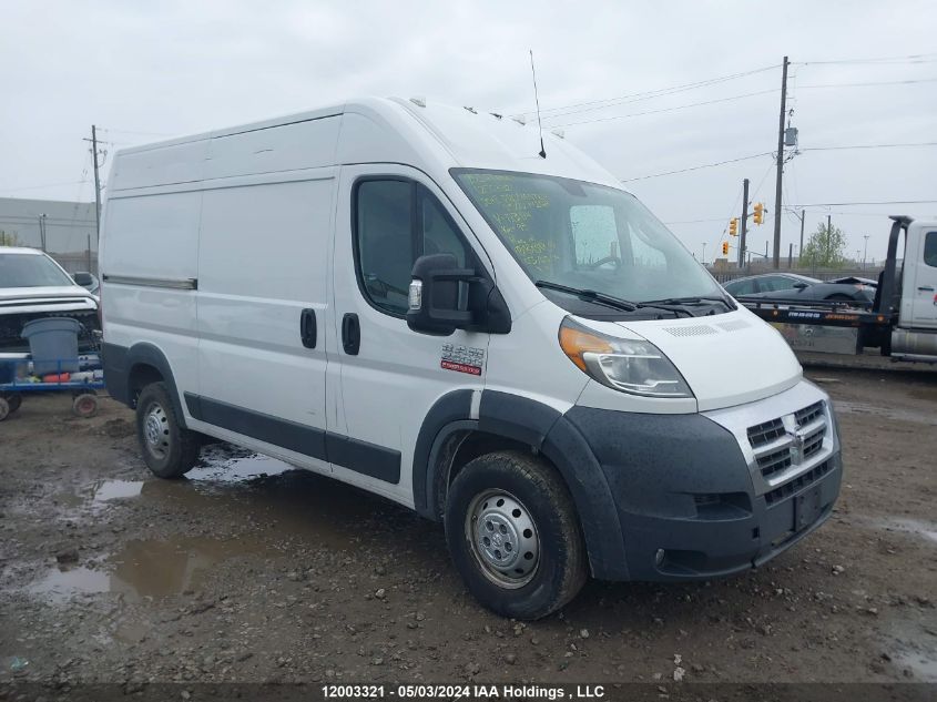 2018 Ram Promaster 2500 2500 High VIN: 3C6TRVCG2JE123114 Lot: 12003321