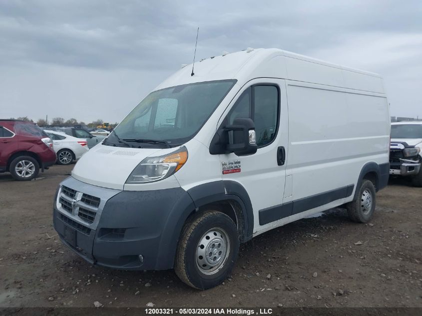 2018 Ram Promaster 2500 2500 High VIN: 3C6TRVCG2JE123114 Lot: 12003321