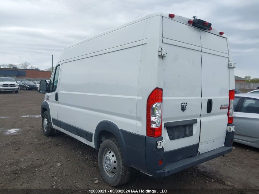 2018 Ram Promaster 2500 2500 High VIN: 3C6TRVCG2JE123114 Lot: 12003321