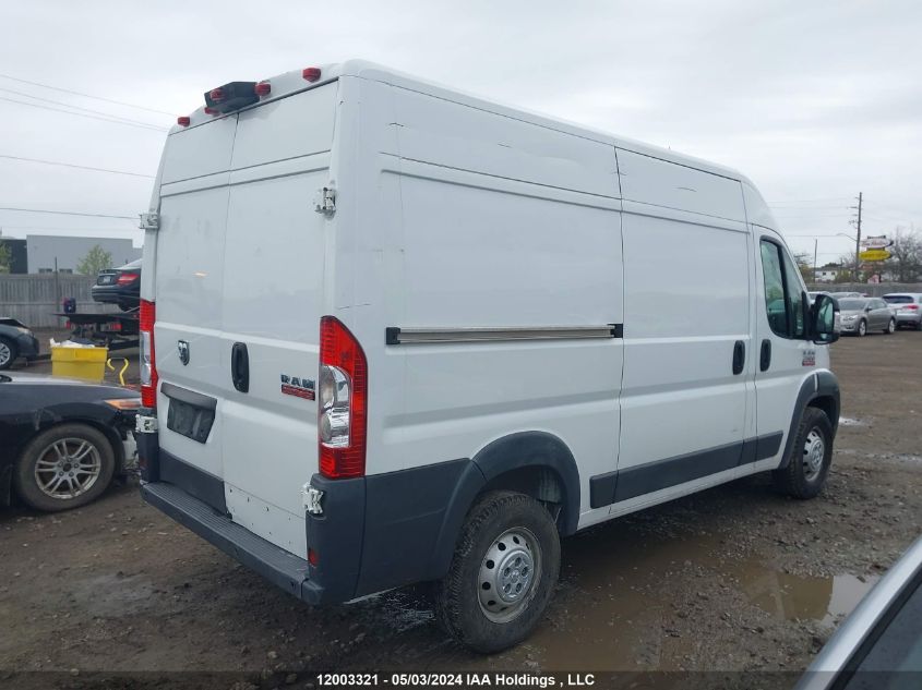 2018 Ram Promaster 2500 2500 High VIN: 3C6TRVCG2JE123114 Lot: 12003321