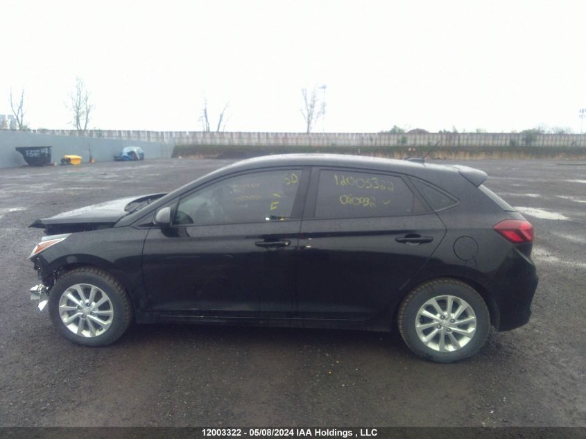 2019 Hyundai Accent Se/Sel VIN: 3KPC25A38KE080932 Lot: 12003322