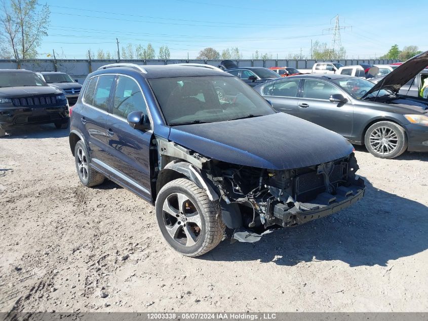 2014 Volkswagen Tiguan VIN: WVGJV3AX6EW578980 Lot: 12003338