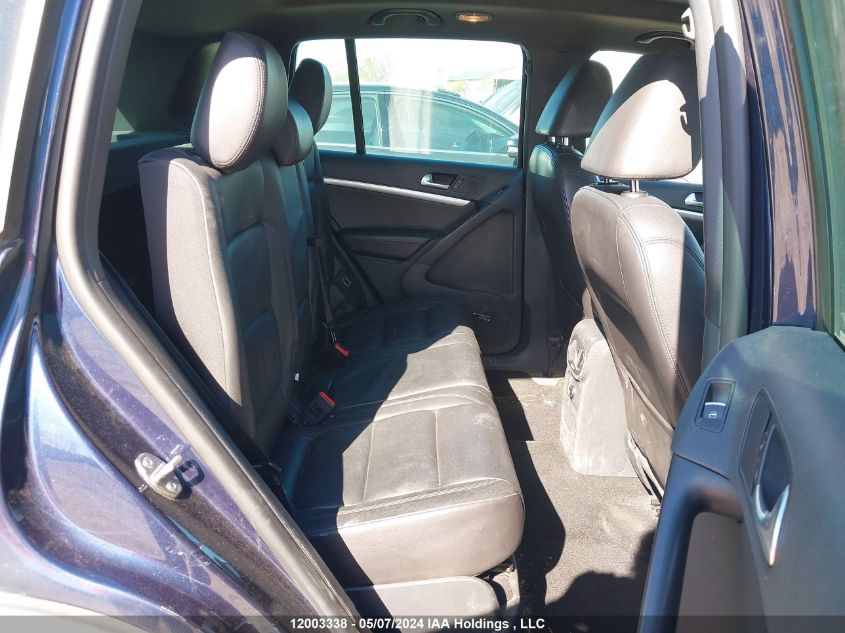 2014 Volkswagen Tiguan VIN: WVGJV3AX6EW578980 Lot: 12003338