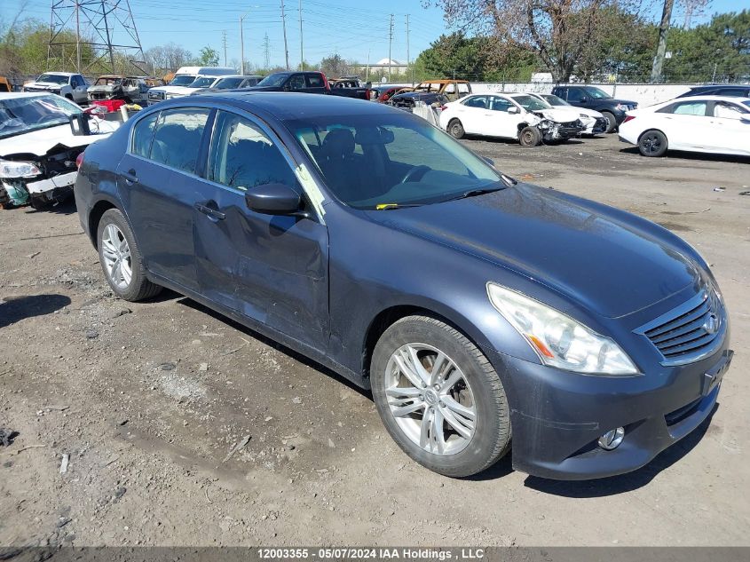 2010 Infiniti G37X VIN: JN1CV6AR2AM460658 Lot: 12003355