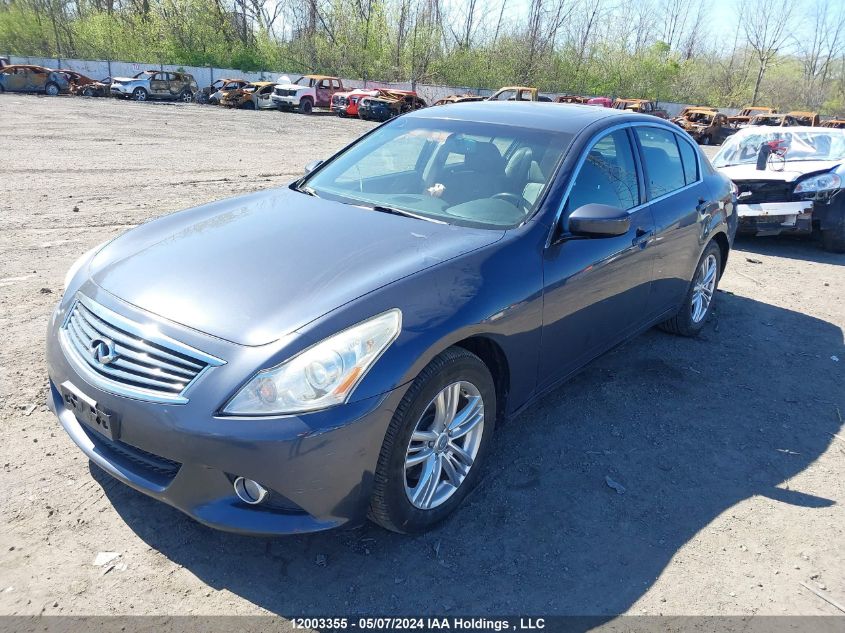 2010 Infiniti G37X VIN: JN1CV6AR2AM460658 Lot: 12003355