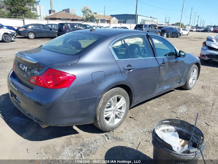 2010 Infiniti G37X VIN: JN1CV6AR2AM460658 Lot: 12003355