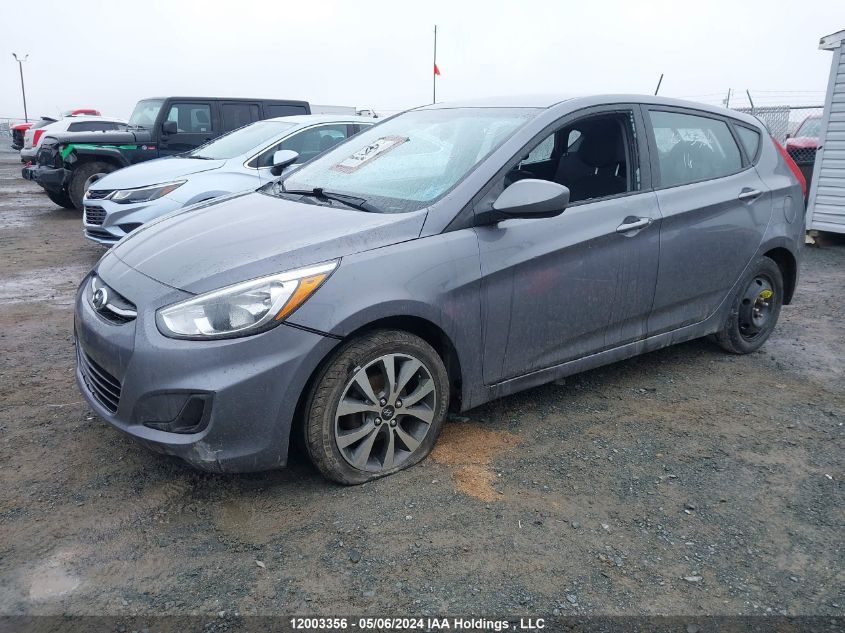 2016 Hyundai Accent Gl VIN: KMHCT5AEXGU256088 Lot: 12003356