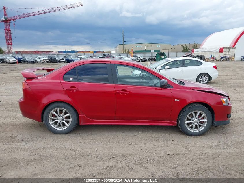 2009 Mitsubishi Lancer VIN: JA3AU86W99U605447 Lot: 12003357