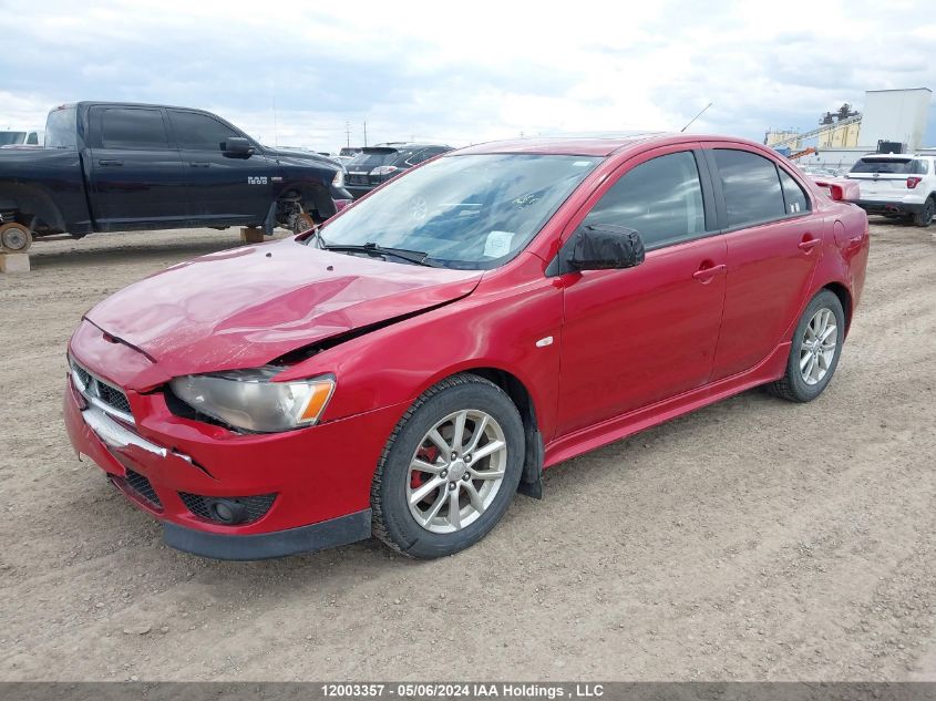 2009 Mitsubishi Lancer VIN: JA3AU86W99U605447 Lot: 12003357