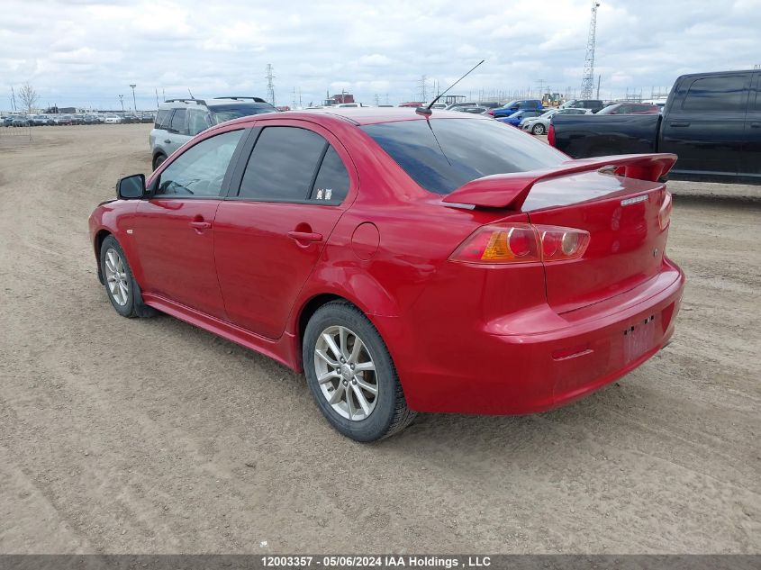 2009 Mitsubishi Lancer VIN: JA3AU86W99U605447 Lot: 12003357