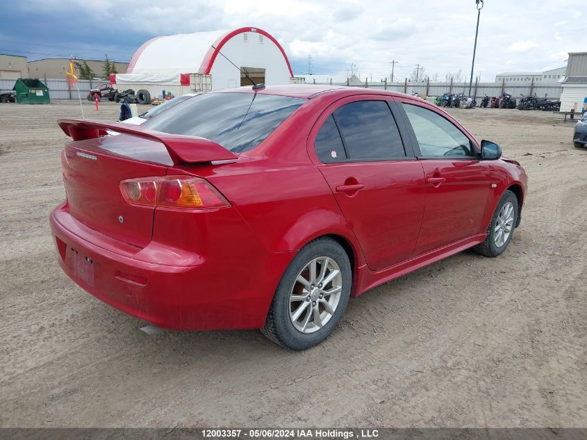 2009 Mitsubishi Lancer VIN: JA3AU86W99U605447 Lot: 12003357